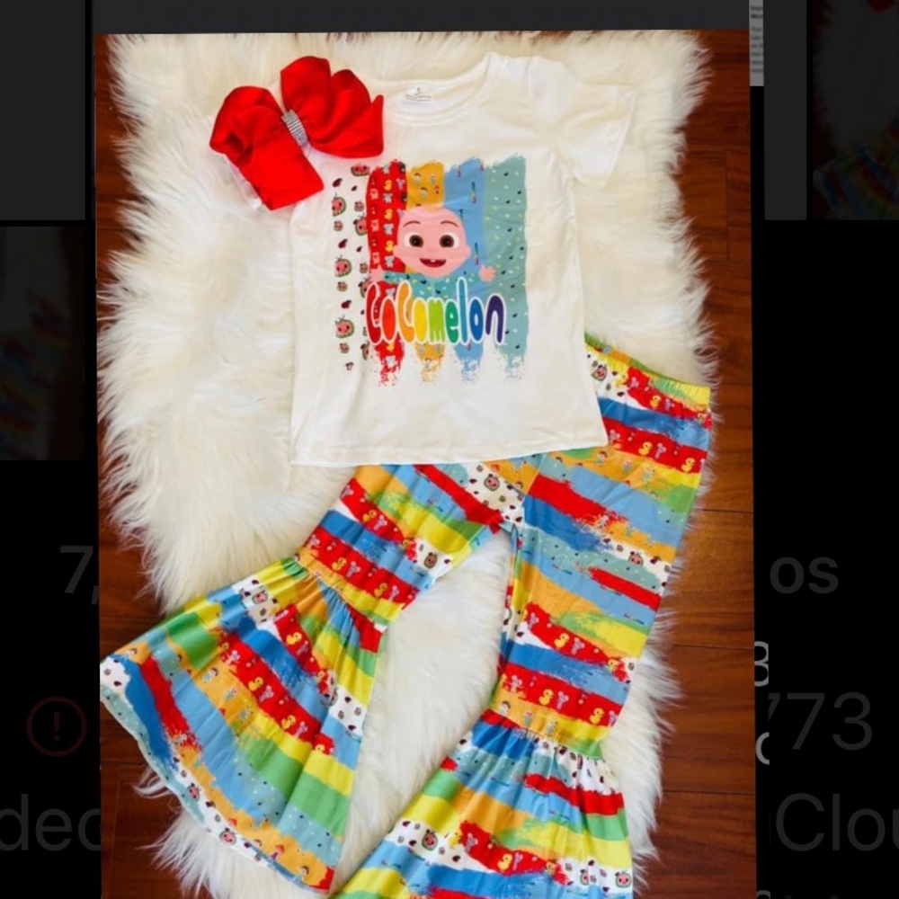 NEW Boutique Cocomelon Outfit Set